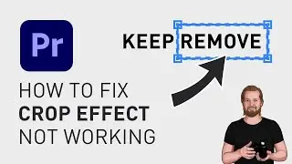 How to fix crop effect not working in Premiere Pro
