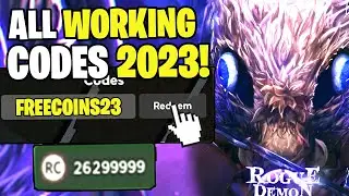 *NEW* ALL WORKING CODES FOR ROGUE DEMON IN 2023! ROBLOX ROGUE DEMON CODES