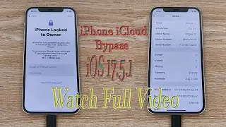 iPhone 12 iCloud Activation Bypass !! iOS 17.5.1 !! Support iPhone 5S To 14pro Max !! New 2024