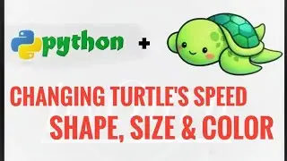 pyTurtle 5 | Changing turtle properties | python | #pyGuru