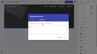 How to embed HTML and JavaScript in new Google Sites