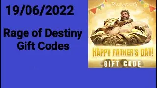 Rage of Destiny Gift Codes - 19/06/2022