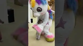 Аниматор Единорог на детский день рождения. Ростовые куклы Тюмень