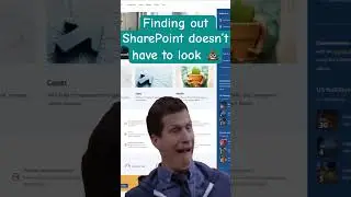 Finding out SharePoint doesn’t have to look 💩 native #SharePoint designs can look amazing!