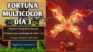 FORTUNA MULTICOLOR DÍA 3 - CRIATURA QUE CONTENGA EL COLOR ROJO - GENSHIN IMPACT ESPAÑOL