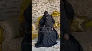 Mom and daughter Abaya with Khimar set #modest #dress #niqab #elegant #simple #black #hijab