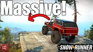 SnowRunner: I Found a HUGE HIDDEN JUMP!! (Location!)