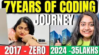 Zero to 35Lakhs+ SALARY🔴My 7Yrs Long CODING JOURNEY in 7Mins(Tamil)💔😭