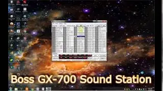 Boss GX-700 Guitar Processor Bank/Patch Editor