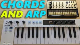 Volca Keys Arpeggiated Chords with Keystep 37!