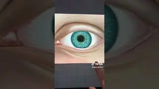 КАК НАРИСОВАТЬ ГЛАЗ за 22 секунды?! КРУТИЙ СПОСІБ НАМАЛЮВАТИ ОКО )) #chorts
