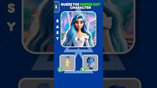 Can you Guess Inside Out 2 Character by its Disney Princess Version #quiz