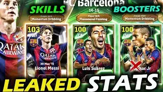 Messi/ Suarez/Neymar PACK🔜: Fixed Date + Leaked Stats efootball ||efootball 2025