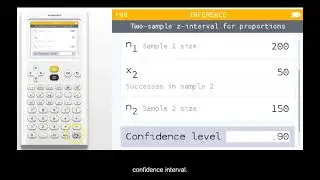 NumWorks Quick Tip 10 Z Interval for Difference in Proportions