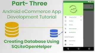 eCommerce Android App Development Tutorial Creating Database Using DatabaseHelper