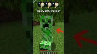 goofy ahh creeper in minecraft 💀