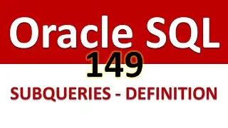 SQL for Beginners   149   SUBQUERIES   DEFINITION