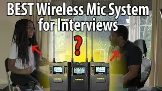 Best WIRELESS Mic System for Interviews ? -  Comica CVM WM300