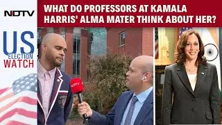 NDTV In US: What Do Professors At Kamala Harris' Alma Mater Think About Her?