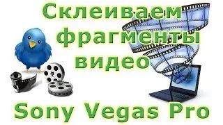 Объединение или группировка в Sony Vegas Pro