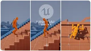 UE5.4 - Walking On Stairs Locomotion | Game Animation Sample Project