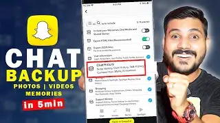 Snapchat Chat Backup Kaise Kare 2024 | How to Backup Snapchat All Chats | Recover Snapchat Chats