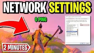 Best Wifi Settings Fortnite Season 7! 🔧(Network Optimization for 0 Ping)