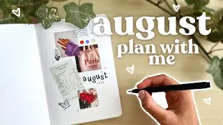 AUGUST 2023 bullet journal setup 🧸💋 plan with me