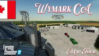 NEW ‘MONETTE EXTENSION’ MOD MAP! “WYMARK CA” MAP TOUR! | Farming Simulator 22 (Review) PS5