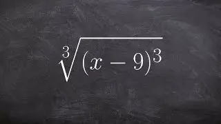 Learn how to simplify the cube root of a binomial expression