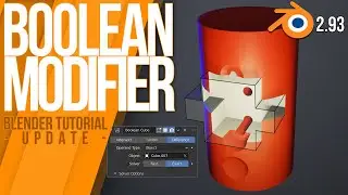 What is different with MODIFIERS & the BOOLEN MODIFIER? | Blender 2.93 Update | Tutorial