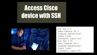 SSH Configuration on Cisco Switch - Real Lab Example Using Packet Tracer