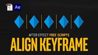 After Effects Align KeyFrame Scripts Tutorial One Click Key Align