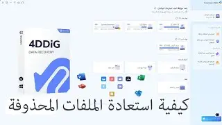 كيفية استعادة الملفات المحذوفة من القرص الصلب 4DDIG Data Recovery