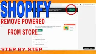 ✅  How To Remove Powered By Shopify From Your Store 🔴