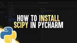 How To Install SciPy In PyCharm