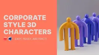 Make a minimalist character in Cinema 4D!