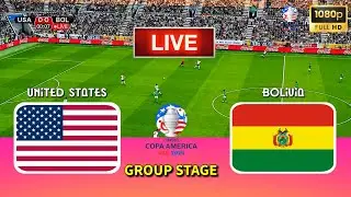 LIVE🔴| USA vs BOLIVIA - Copa America 2024 | Group Stage | Full Match | Live Football Match