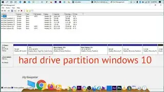 how to partition a hard drive on windows 10 |  hard disk partition tutorial |  tech chandon