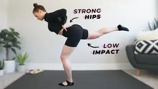 20 Min Leg and Hip Stability Workout NO EQUIPMENT (Low Impact Mobility and Strength)