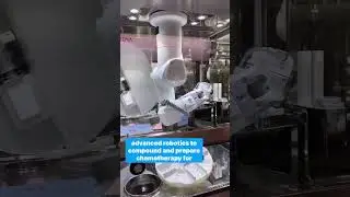 Robotics are preparing chemotherapy for patients.