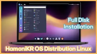 Install HamoniKR OS Distribution Linux on PC - Use Entire Disk