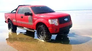 RC ADVENTURES - BEACH DRIViNG a FORD F150 FX4 PiCKUP TRUCK in MEXICO! #TOYRealism