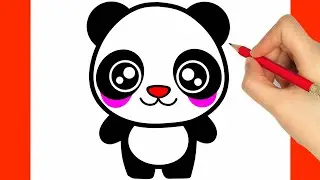 HOW TO DRAW A PANDA EASY STEP BY STEP