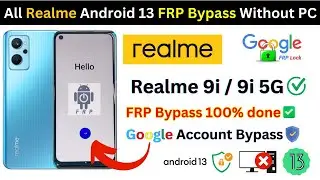 Realme 9i /9i 5G (RMX3612) FRP Bypass Without PC Google Account Gmail Lock (RMX3491) New Trick ✅