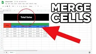 How to MERGE CELLS in Google Sheets FAST