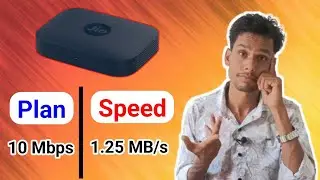 My plan is 30 Mbps but speed 1.25 MB/s | Megabytes vs Megabytes| wifi speed test| tech darpan