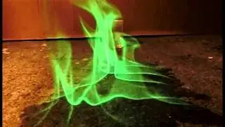 Slow Motion - Green Fire