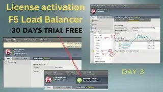 F5 BIG IP License Activation | F5 trial license | F5 load balancer configuration | Day 3