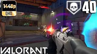 Valorant- 40 Kills Guardian Only On Breeze Unrated Full Gameplay #97! (No Commentary)